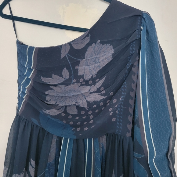 NWT Anthropologie One-Shoulder Maxi Dress | XXS - Picture 7 of 11